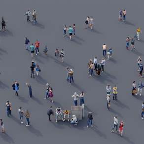 多人3D模型下载